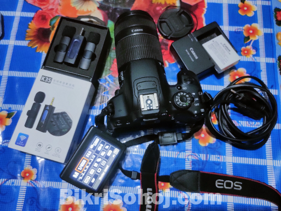 Canon 700D with 55/250 Zoom lans